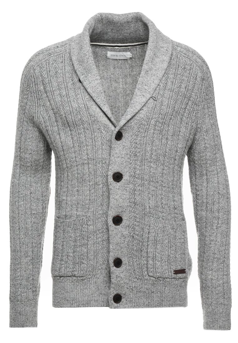 Pier One Chaqueta De Punto - Mottled Dark Grey 6 Pier One Chaqueta De Punto - Mottled Dark Grey - Imagen 6