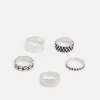 Pier One 5 Pack - Anillo - Silver-Coloured