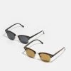 Pier One 2 Pack - Gafas De Sol - Brown/Black