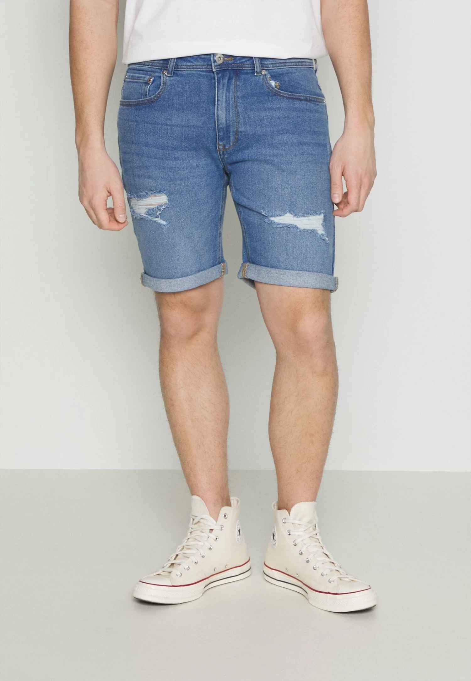 Pier One Shorts Vaqueros - Blue Denim 1 Pier One Shorts Vaqueros - Blue Denim
