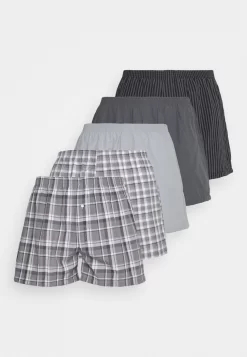 Pier One 5 Pack - Boxer - Black/Grey/White
